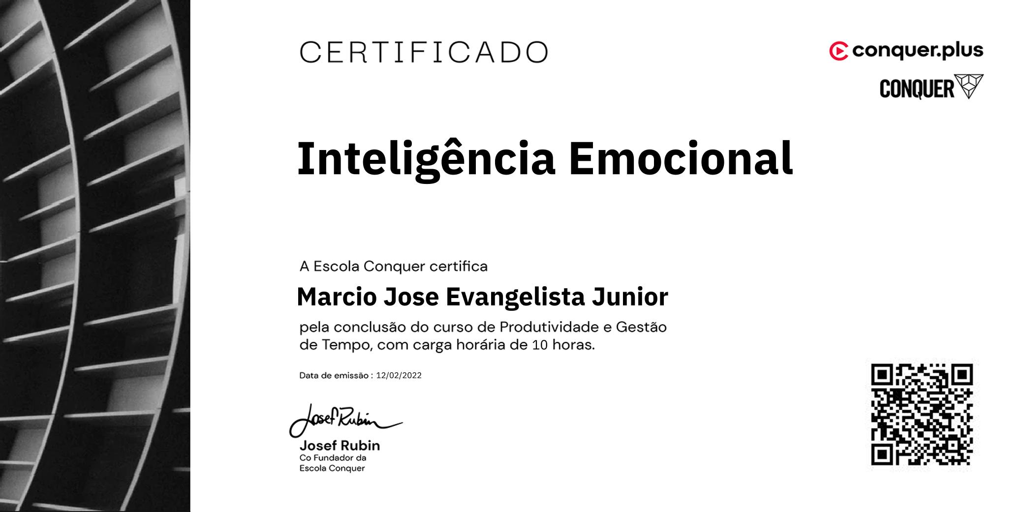Certificado de Inteligência Emocional